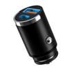 Cargador de coche con cabezal de carga súper rápida para el encendedor de cigarrillos del coche Huawei, enchufe de conversión oculto mini transfronterizo