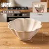 Tigela Descartável Petal para Sorvete da Moda, Copo para Sorvete de Taro, Tigela Pequena para Raspadinha, Tigela para Iogurte, Tigela Biodegradável de Polpa de Papel