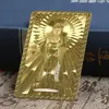 Cartão de Metal Cartão de Metal Foka Mar da China Meridional Cartão Guanyin Deus da Riqueza Cartão Dourado em estoque Cartão de Cobre Atacado Foka