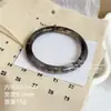 Pulsera Acrílica Exagerada de Resina con Patrón Riche Grande Forma de Pulsera Francesa Ancha Cuadrada Distintiva Transfronteriza