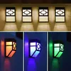 Lámpara de pared solar retro luz para panel de ventana luz de rejilla iluminación de panel solar multifuncional de ahorro de energía estilo retro