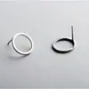 Aretes de Círculo de Nuevo Estilo Moda Exquisitos Aretes de Círculo Hueco Diseño Simple Espacio Geométrico Aretes Redondos Joyería