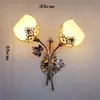 Lámpara de Mesita de Noche Lámpara de Pared Nuevo Estilo Escandinavo Europeo Hogar LED Sala de Estar Pasillo Escalera Montada en la Pared Lámpara de Pared Dormitorio