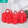 Fabricante de sacos isolantes de folha de alumínio e tecido não tecido, sacos laminados personalizados para embalagem de milk tea para levar, sacolas de transporte para bolos para catering atacado
