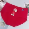 Beleza familiar 8886 calcinhas de algodão femininas plus size cor sólida triângulo 0039 uma variedade de versão grande promocional de borboleta Li Shu shorts