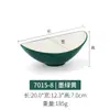 Ensaladera Comercial, Plato Ovalado Frío Imitación Porcelana, Plato para Pescado de Gama Alta Estilo Japonés, Vajilla de Melamina para Hotel al por Mayor