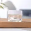 Pote de Vidro Transparente para Creme 20g, Vários Tamanhos, Frasco Portátil para Aplicar Creme para Olhos e Rosto, Frasco Espessado para Embalagem de Skincare