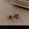 Brincos de Esmalte Pingando Maillard com Design Único de Nicho, Novos Brincos de Luxo Leve Femininos 2025, Estilo de Luxo Leve
