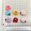 Cor de Desenho Animado Brilhante Flor Girassol Acessórios de Resina DIY Grampo de Cabelo Acessórios de Cabelo Capa de Celular Fivela de Sapato Acessórios Material