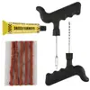 Conjunto de ferramentas para reparo de pneus a vácuo, reparo rápido de pneus, artefato para reparo de pneus, tira de borracha para reparo de pneus, bateria de carro, motocicleta, manutenção de emergência do carro