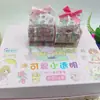 Cinta Washi Club Cultural y Creativo Pegatinas Periféricas Forma Especial Pegatinas para Diario DIY Dibujos Animados Repujado Sellado Láser Cinta