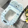 Cojín para Asiento de Inodoro, Universal para Todas las Estaciones, Cubierta Impermeable para Asiento de Inodoro, Respaldo, Cojín para Asiento de Inodoro con Aromaterapia, Cojín para Asiento de Inodoro Tipo Adhesivo para Baño