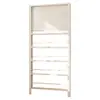 Estante de Aço Ultra Fina, Rack de Armazenamento Atrás da Porta, Autoportante, Montado na Parede, Painel Perfurado Estreito, Rack de Livros Ilustrados Infantis, Prateleira de Armazenamento