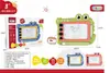 Prancheta Magnética de Desenho Infantil Apagável e Eliminável, Prancheta de Graffiti Colorida de Crocodilo de Desenho Animado, Pintura para Jardim de Infância para Acalmar o Bebê