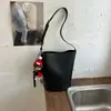 Bolsa Saco Minimalista de Padrão Trançado de Nicho Estilo Coreano Verão 2026 Nova Cor Sólida Grande Capacidade Bolsa de Ombro Tote para o Dia a Dia