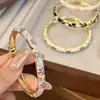 Pulsera Fina de Cloisonné Flor de Vid Retro Bordes Dorados Flores Esmalte de Colores Pulsera Abrible Lujo Ligero Joyería Versátil Hanfu