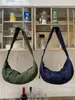 Bolsa de Mano tipo Bolso de Empanada Color Sólido Artística Japonesa Coreana Bolso Cruzado para el Trabajo Ligero Personalidad Sensación Relajada Bolso de Hombro de Gran Capacidad