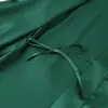 Pijama de Seda Gelo Xadrez Manga Longa Soltinho Conjunto de Duas Peças Roupas de Casa da Moda para Mulheres Primavera 2025 Europeu e Americano