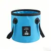Cubo de Lavado Facial para Camping al Aire Libre de Gran Capacidad Pvc Cubo de Pesca Plegable Cubo para Lavado de Autos Cubo para Remojo de Pies Práctico Cubo para Llevar Agua para Camping