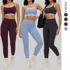 Sujetador Deportivo de Dos Piezas Transfronterizo con Almohadillas en el Pecho, Diseño de Espalda Cruzada, Ropa de Fitness, Doble Tirante, Bloques de Color, Sujetador de Yoga