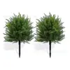 Árvore de Natal Artificial Europeia e Americana da Amazon Planta Verde Simulada Folhas de Pinheiro Pinheiro e Cipreste Plugue de Solo Decoração de Jardim Externo Decoração de Casa