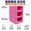 Caja de plástico hueco PP con apertura frontal inclinada, apilable, a prueba de humedad, duradera, plegable, adecuada para estanterías de almacén de comercio electrónico y contenedores de almacenamiento.