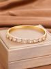 Pulsera Europea y Americana de Nueva Moda de Lujo Ligero Elegante Colorida de Zirconia Ins Nicho de Alta Gama Pulsera de Diamantes Coloridos Pulsera para Mujer