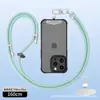 Cordón para Teléfono de Cuello Portátil Cruzado de 8 mm Hebilla Metálica de Alto Grado Ajustable Espaciador Correa para Cámara Anti-Pérdida para Exteriores