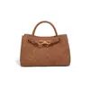 Bolso Tote Horizontal de Moda, Bolso Tejido para Mujer de Gamuza Mate Retro, Bolso de Hombro Cruzado de Alta Gama para el Trabajo