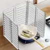Barrera de Aceite a Prueba de Salpicaduras para Cocinar, Tablero de Papel de Aluminio Aislante del Calor y Resistente a Altas Temperaturas para Estufa de Gas, Barrera de Aceite para Cocinar, Barrera de Aceite para Cocina