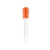 Gotero de silicona para alimentación de bebés de 5 ml, dosificador de medicamentos, gotero de silicona, medidor de líquido de alimentación infantil multifuncional.