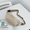 Bolso bandolera estilo japonés marca de moda femenina mochila ins estudiante de secundaria bolso de pecho color liso todo partido bolso de cintura para exteriores bolso de hombro femenino
