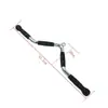 Barra de Jalón Alta, Barra Ojo de Pájaro Grande y Pequeña, Barra de Remo, Manija de Rack de Pórtico, Accesorios para Equipo de Gimnasio, Barra de Jalón Larga