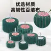 Venta al por mayor de fábrica cabezal de lijado estropajo desoxidante de superficie metálica pulido rueda de ala voladora con mango cabeza de lijado de alambre de nylon de fibra