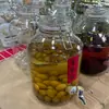 Dropshipping Botellas de Vino Redondas de Vidrio con Grifo de 5 kg, Frascos de Vino, Vino de Frutas, Vino Medicinal, Frascos de Vino, Frascos de Vino, Botellas de Vino Vacías