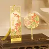Caja de Regalo con Marcapáginas de Koi Regalo de Regreso a Clases Marcapáginas de Metal Recompensa Papelería Conmemorativa Cultural y Creativa Regalo Souvenir para Premios de Maestros