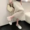 Pantuflas de Plataforma Tejidas con Diseño de Lunares, Medias Pantuflas de Malla Hueca Estilo Birkenstock, Moda Verano 2026 Nuevo Estilo de Punta Cerrada