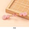 Hebilla Cheongsam Alambre Dorado Enrollado Satén Cristal Calabaza Hebilla Botones Dinastía Han China Botones de Ropa Hebilla Decorativa Accesorios