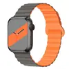 Al por mayor Adecuado para Apple iWatch Correa de Reloj Magnética con Patrón de Olas Correa de Silicona Magnética Única Correa de Bucle S10