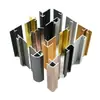 Liga de alumínio 4mm placa de alumínio plástico linha decorativa tira de fechamento de borda tipo I ângulo yin e yang placa UV tira de aperto de junta tira de fechamento 4mm