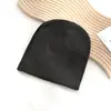 Gorros de Punto para Otoño e Invierno, Gorros Lisos de Color Sólido para Exportación, Gorros Redondos de Máquina, Gorros Cálidos sin Visera para Adultos, Gorros de Lana Estilo Coreano, Punta Redonda