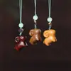 Palo de Rosa Linda Cabra Pequeña Sonámbula Sándalo Zodiacal Colgante para Teléfono Móvil Colgante Creativo Accesorios Colgantes Llavero