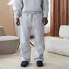 2172 Sudaderas con Capucha y Sudaderas Casuales Simples de Moda para Parejas Europeas y Americanas Color Sólido Sudaderas Sueltas y Pantalones Deportivos Venta al por Mayor