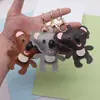 Bolsa con colgante de llavero de koala de peluche de cuero lindo, regalo para mejores amigos, accesorio de mochila y bolso escolar de nicho