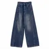 Jeans Retro Casuales tipo Cimitarra para Mujer, Nuevo Diseño de Moda, de Cintura Alta, Holgados, Adelgazantes, Pantalones de Pierna Ancha hasta el Suelo