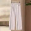 Calça Reta de Verão 2026 da Mamãe, Calça Longa Estilosa e Versátil para Mulheres de Meia-Idade e Idosas, Calça Casual Soltinha para Avós
