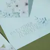 En stock Color Sólido 120g Sobre de Arte Serie Flor de Ensueño Azul Papel de Carta Pequeño Fresco Sobre de Arte Importado Venta al por Mayor