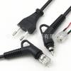 Padrão Europeu VDE Plug Europeu Fêmea Rotativo Babyliss Automático Plug Rabo Giratório 180 Graus Cabo de Alimentação para Cabeleireiro