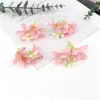 Cabeça de Flor de Begônia Simulada DIY Grampo de Cabelo Faixa de Cabeça Florida Guirlanda Pulseira Acessórios Decoração de Caixa de Presente Adereços de Fotografia Enfeites