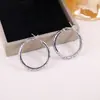 Brincos Geométricos de Losango com Zircônia e Esmalte Gota Prata, Brincos de Personalidade Fashion e Ousada, Brincos Simples e Elegantes de Alto Padrão para Mulheres